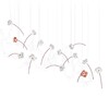 Миниатюра фото подвесной светильник poppy 14 slamp | 220svet.ru