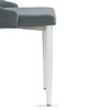 Миниатюра фото стул на металлокаркасе woodville kora white / gray 15221 | 220svet.ru