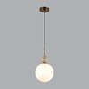 Миниатюра фото подвесной светильник odeon light lolla 6625/1a бронзовый | 220svet.ru