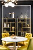 Миниатюра фото стеллаж золотистый/темн garda decor 46as-sh1452-gold | 220svet.ru