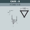 Миниатюра фото садово-парковый фонарь fumagalli artu bisso/cefa 3+1 u23.158.s31.wxe27 | 220svet.ru