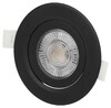 Миниатюра фото светильник светодиодный встраиваемый эра kl led 25a-5 3k bk 5вт 3000к круглый поворотный черный б0068164 | 220svet.ru