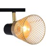 Миниатюра фото спот reluce 05966-0.8-02 gold+bk | 220svet.ru