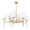 Миниатюра фото потолочная люстра на штанге arte lamp debora a4108lm-8pb | 220svet.ru