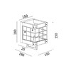 Миниатюра фото бра vele luce lucca vl6062w01 | 220svet.ru