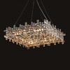 Миниатюра фото подвесная люстра хрустальная delight collection p7838-w80 chrome | 220svet.ru