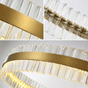 Миниатюра фото подвесная люстра светодиодная delight collection d8532p/r800 gold | 220svet.ru