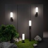 Миниатюра фото уличный настенный светодиодный светильник elektrostandard 1534 led черный 4690389168727 | 220svet.ru