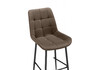 Миниатюра фото барный стул woodville челси коричневый / черный 632581 | 220svet.ru