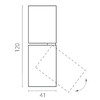 Миниатюра фото светильник светодиодный настенно-потолочный 5w 250lm lightstar volta cct 227008 | 220svet.ru