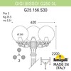 Миниатюра фото садово-парковый фонарь fumagalli gigi bisso/g250 3l g25.156.s30.bye27 | 220svet.ru