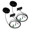 Миниатюра фото шинопровод reluce rl 06035/06036 suspension cable 2m bk | 220svet.ru