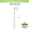 Миниатюра фото садово-парковый фонарь fumagalli gigi bisso/g300 1l g30.156.s10.bye27 | 220svet.ru