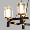 Миниатюра фото подвесная люстра delight collection p0738-6a gold/black | 220svet.ru