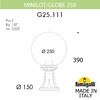 Миниатюра фото ландшафтный фонарь fumagalli minilot/g250. g25.111.000.wze27 | 220svet.ru