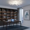 Миниатюра фото потолочная люстра с пультом ду citilux trent cl203650 | 220svet.ru