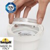 Миниатюра фото грунтовый светильник fumagalli ceci 120  2f1.000.000.axg1l | 220svet.ru