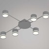 Миниатюра фото люстра reluce 56730-0.3-06 gx53 grey | 220svet.ru