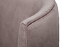 Миниатюра фото кровать велюровая коричневая garda decor siena-160-colt1012 | 220svet.ru