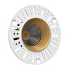 Миниатюра фото встраиваемый светильник italline it02-028 gold 3000k | 220svet.ru