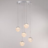 Миниатюра фото подвесной светильник delight collection md25030003-5a chrome/clear | 220svet.ru