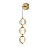 Миниатюра фото бра delight collection ob2437 brass/clear | 220svet.ru