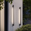 Миниатюра фото настенный светодиодный светильник novotech vespera 359890 черный | 220svet.ru