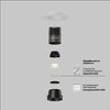 Миниатюра фото встраиваемый светильник светодиодный maytoni dip dl124-10w-4k-trs-b | 220svet.ru