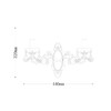 Миниатюра фото бра lucia tucci fiori di rose w1770.2 | 220svet.ru