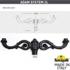 Миниатюра фото парковый фонарь fumagalli horeb adam/globe 400 2l g40.208.m20.aye27 | 220svet.ru