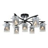 Миниатюра фото потолочная люстра escada iberis 1101/7p black | 220svet.ru
