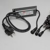 Миниатюра фото комплект 5 разноцветных нитей по 20м, 1000 led, провод черный каучук 2,3мм, ip54 ltc eco1000-1-1m | 220svet.ru