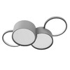 Миниатюра фото потолочный светильник loft it pin 10317/4 grey | 220svet.ru
